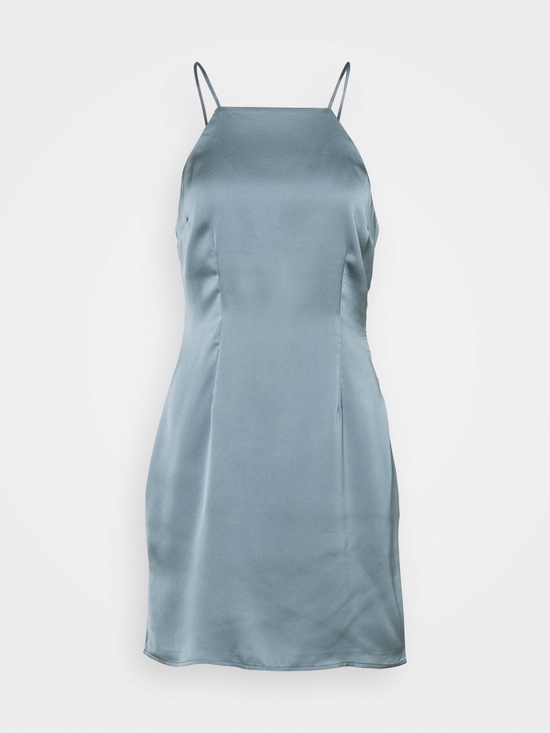 Abercrombie & Fitch Dresses & Skirts - Abercrombie & Fitch Satin Slip Dress in Dusty Teal Size XSP
